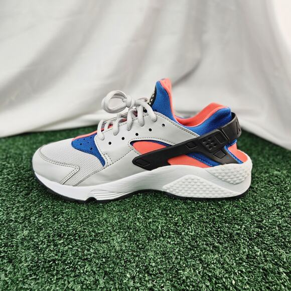 Nike Air Huarache Run Women’s 9.5 634835-031 Vast Grey Black-Rush Coral Orange - Picture 5 of 9
